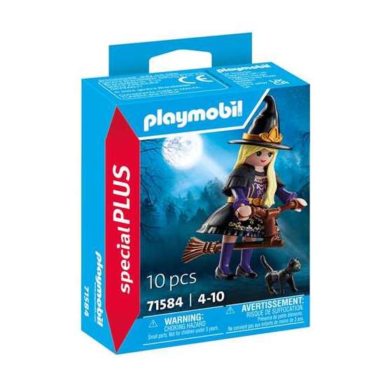 FIGURA BRUJA CON GATO PLAYMOBIL SPECIAL PLUS image 0