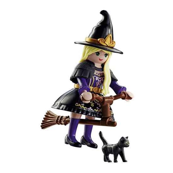 FIGURA BRUJA CON GATO PLAYMOBIL SPECIAL PLUS image 1