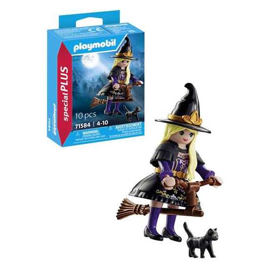 FIGURA BRUJA CON GATO PLAYMOBIL SPECIAL PLUS image 2