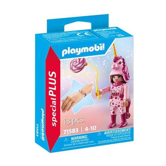 MUJER CON DISFRAZ DE UNICORNIO PLAYMOBIL SPECIAL PLUS image 0