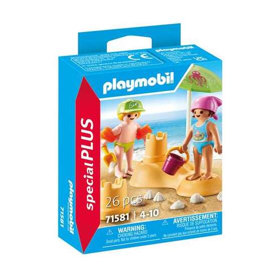 FIGURA NIÑOS CON CASTILLO DE ARENA PLAYMOBIL SPECIAL PLUS image 3