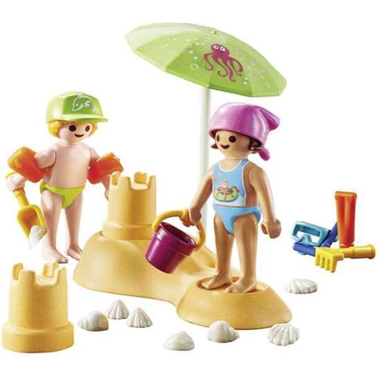 FIGURA NIÑOS CON CASTILLO DE ARENA PLAYMOBIL SPECIAL PLUS image 4