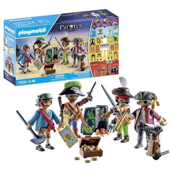 FIGUAS PIRATAS CON ACCESORIOS PLAYMOBIL PIRATES image 1