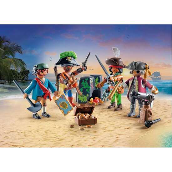 FIGUAS PIRATAS CON ACCESORIOS PLAYMOBIL PIRATES image 3