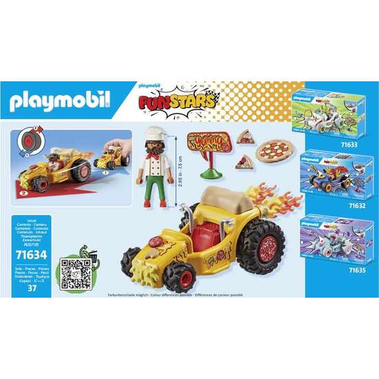 RACING PIZZA PLAYMOBIL FUNSTARS. image 3