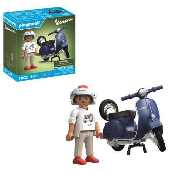 VESPA 1969 AZUL 150 SPRINT VELOCE PLAYMOBIL. image 0