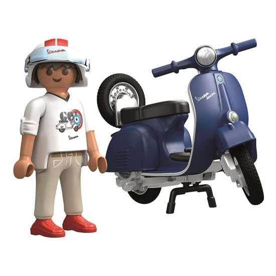 VESPA 1969 AZUL 150 SPRINT VELOCE PLAYMOBIL. image 4
