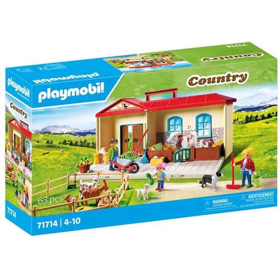 GRANJA MALETÍN PLAYMOBIL COUNTRY image 0
