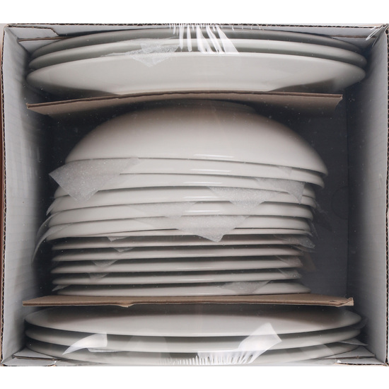 VAJILLA 18PCS ONDA IVORY BRILLO - REDONDA image 3