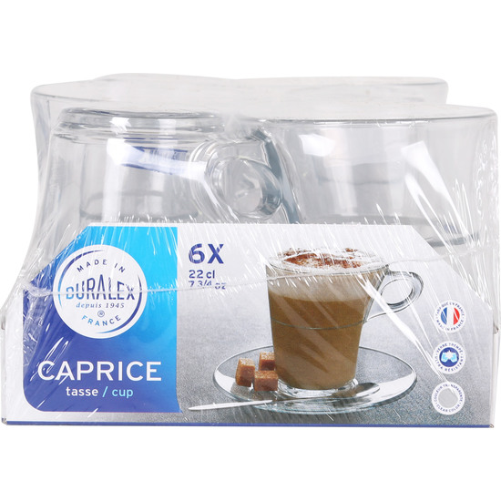 TAZA CAFÉ APILABLE TRANSPARENTE 220CC CAPRICE image 2