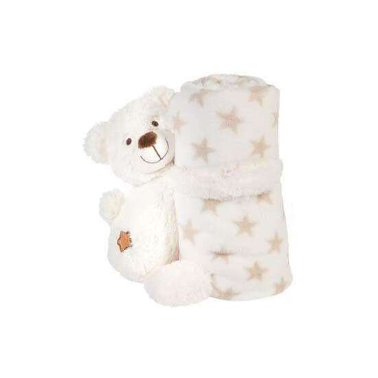 PELUCHE OSOS 3 COLORES LEVANTADO CON MANTA 28CM SDOS - MODELOS SURTIDOS image 1
