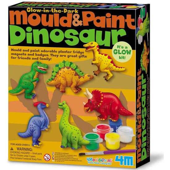 MOLDEA Y PINTA DINOSAURIOS image 0