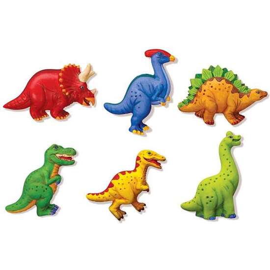 MOLDEA Y PINTA DINOSAURIOS image 3