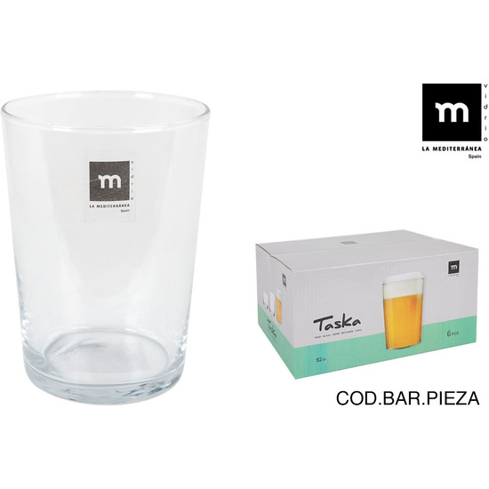 SET 6 VASOS SIDRA 520CC TASKA image 0