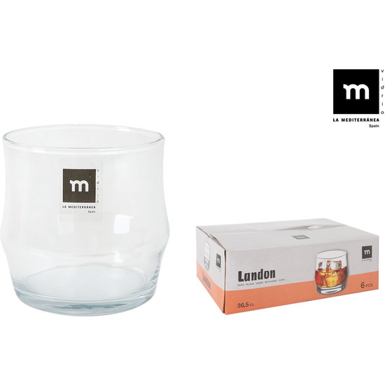 SET 6 VASOS 365CC LANDON image 0