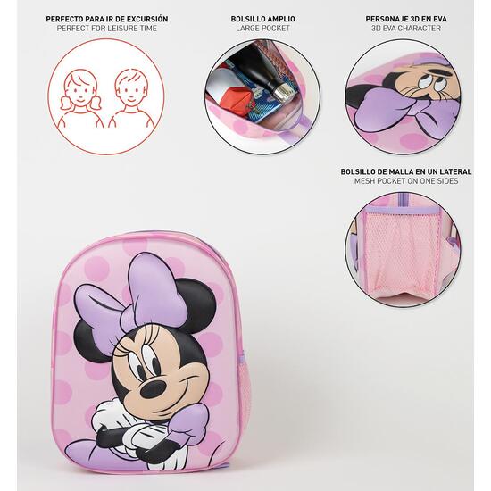 MOCHILA INFANTIL 3D MINNIE image 3