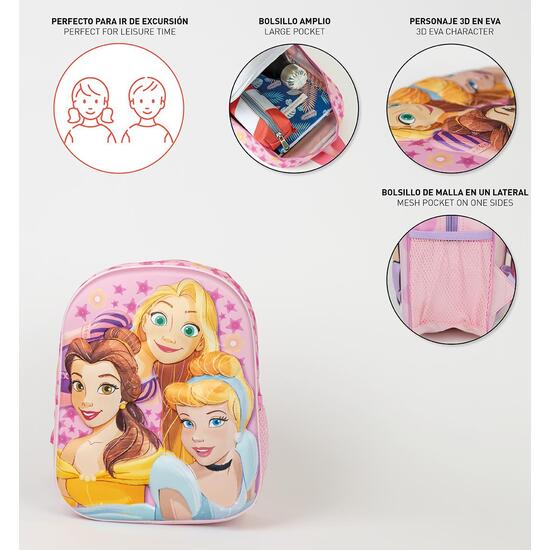 MOCHILA INFANTIL 3D PRINCESS image 3