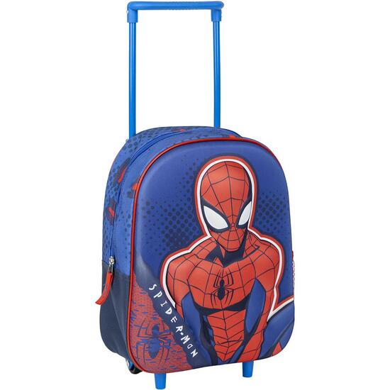 MOCHILA INFANTIL TROLLEY 3D SPIDERMAN image 0