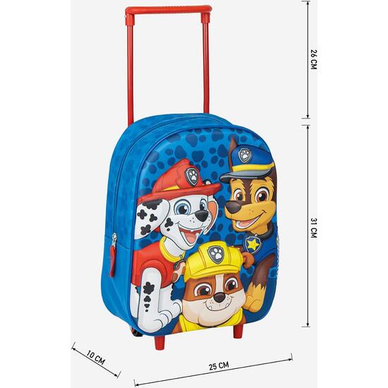 MOCHILA INFANTIL TROLLEY 3D PAW PATROL image 4
