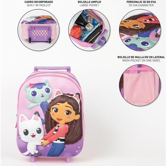 MOCHILA INFANTIL TROLLEY 3D GABBY´S DOLLHOUSE image 3