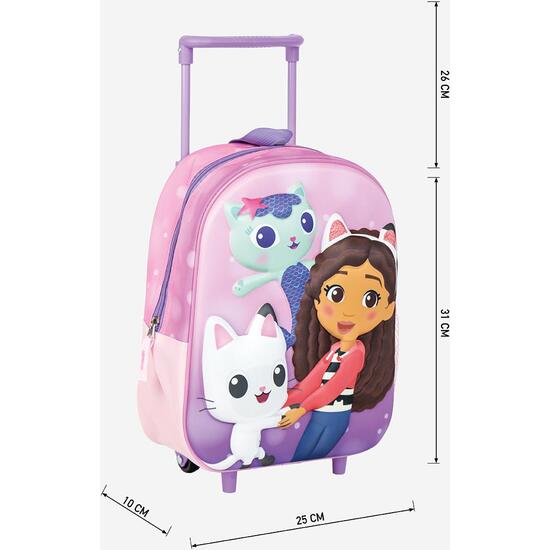 MOCHILA INFANTIL TROLLEY 3D GABBY´S DOLLHOUSE image 4