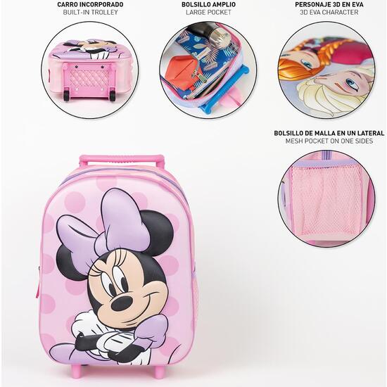MOCHILA INFANTIL TROLLEY 3D MINNIE image 3