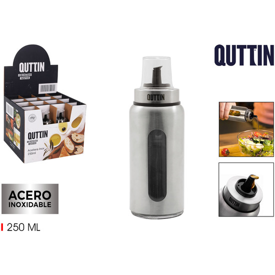 # -32- ACEITERA INOX 250ML QUTTIN image 0