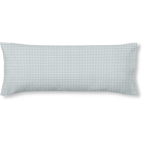 FUNDA DE ALMOHADA 100% ALGODÓN VICHY AZUL image 0