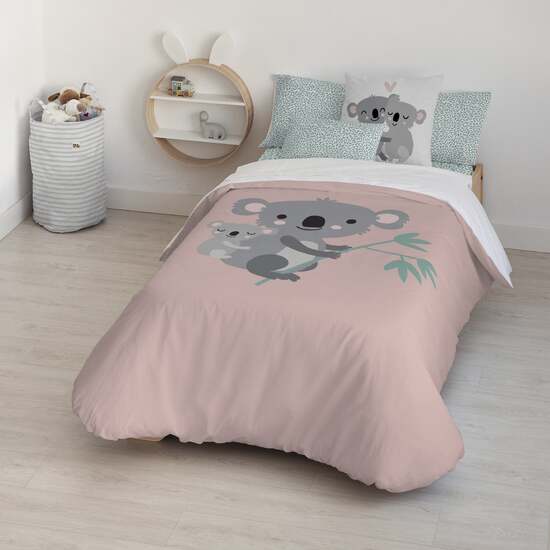 FUNDA NÓRDICA 100% ALGODÓN KUNO ROSA image 0