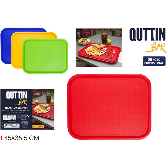 BANDEJA PLAST. SERVIR 45X35.5 SURT. image 2