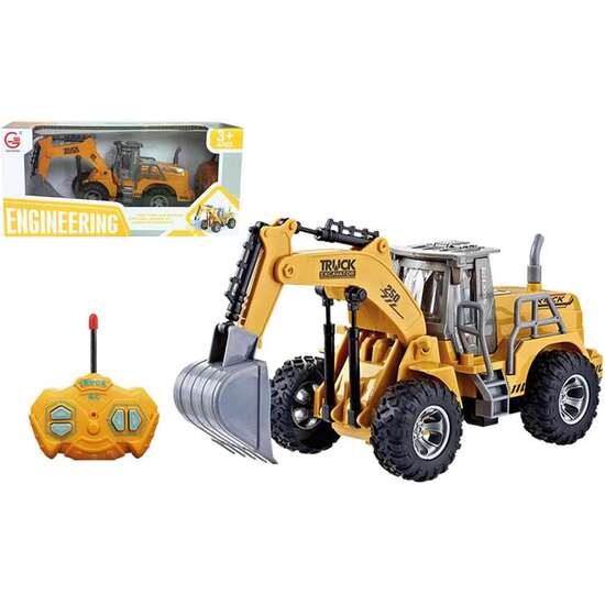 RETRO EXCAVADORA RADIO CONTROL, ESCALA 1:28 10X85X225CM image 0
