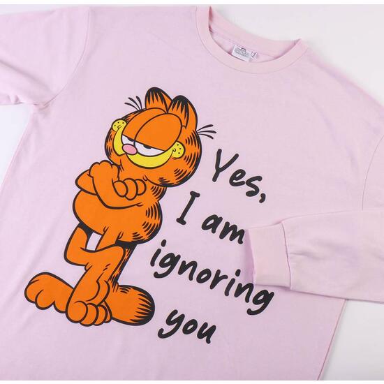 PIJAMA LARGO COTTON BRUSHED GARFIELD image 2