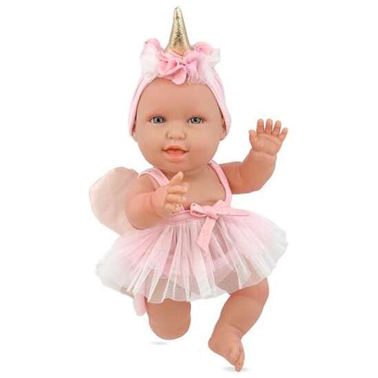 ANDREA BABY UNICORNIO ROSA INFANTIL REF: 3136-24 38 CM image 0