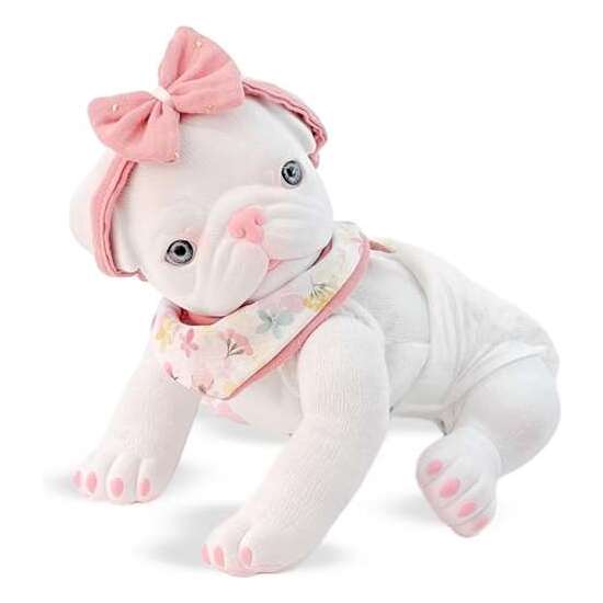 ANIREAL PERRO PUG BLANCO REF: 60111-24 35 CM image 1