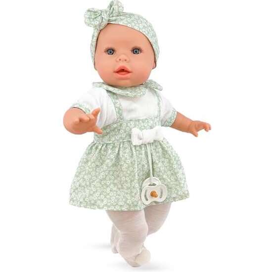 BABY LLORON 50 CM T. FLORES VERDES  REF: 6024-24 50 CM image 1
