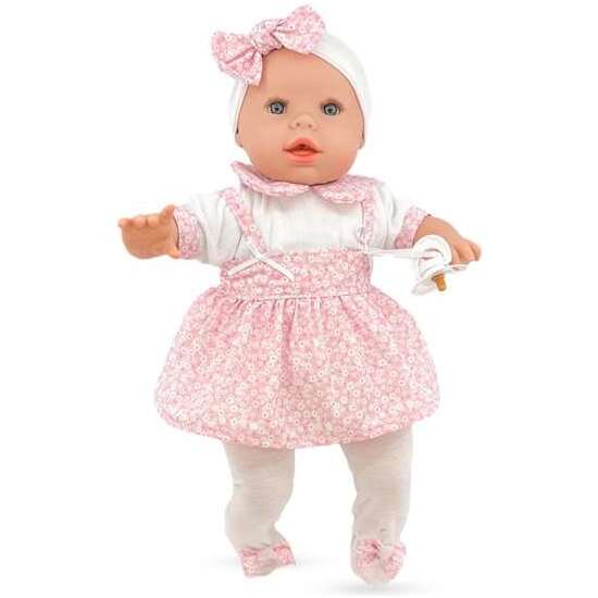 BABY LLORON 50 CM T. FLORES ROSA REF: 6026-24 50 CM image 0