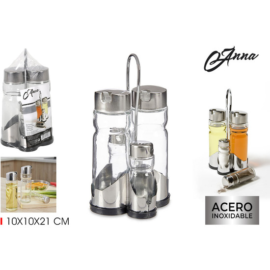 ACEITERA-VINAG-SALEROS C/SOPORTE ANNA image 0