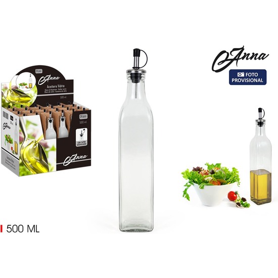 # -48- ACEITERA VIDRIO 500ML ANNA image 0