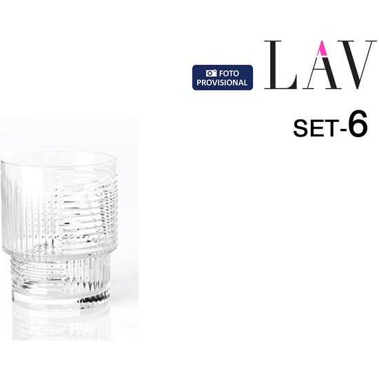 SET 6 VASOS  230CC HELEN image 0