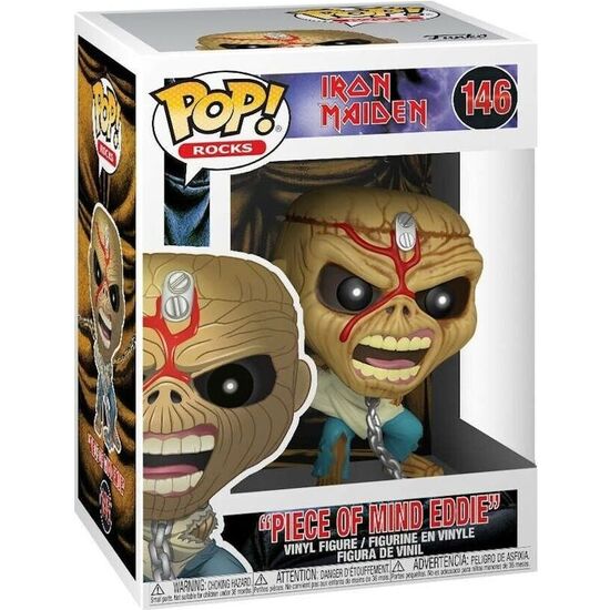 FIGURA POP IRON MAIDEN PIECE OF MIND SKELETON EDDIE image 1