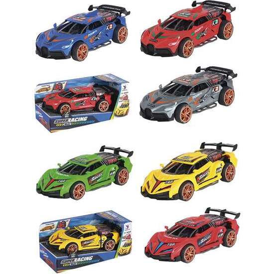 COCHE SUPER RACING CON LUCES Y SONIDOS 18X9X85CM - MODELOS SURTIDOS image 1