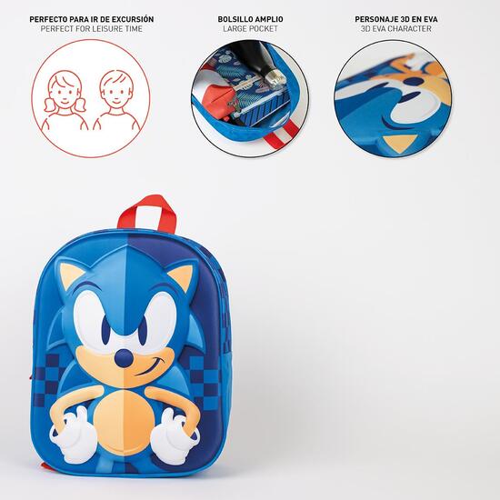 MOCHILA INFANTIL 3D SONIC image 3