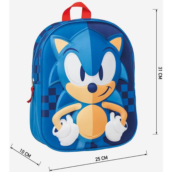 MOCHILA INFANTIL 3D SONIC image 4