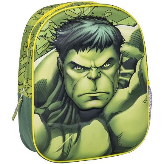 MOCHILA INFANTIL 3D AVENGERS HULK image 0