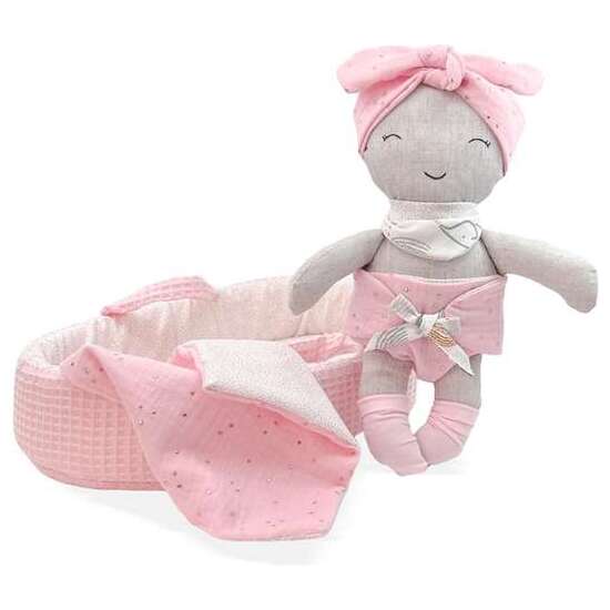 MUÑECAS PRIMERA BB. INFANCIA CAPAZO ROSA REF: 11302-24 28 CM image 0