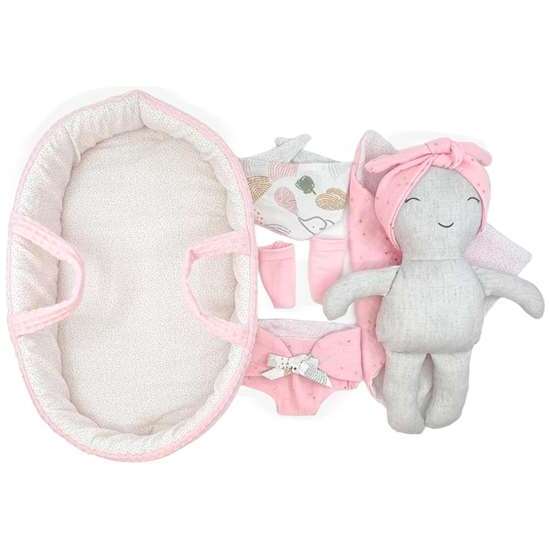 MUÑECAS PRIMERA BB. INFANCIA CAPAZO ROSA REF: 11302-24 28 CM image 3