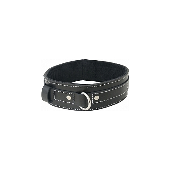 LINED LEATHER COLLAR image 0