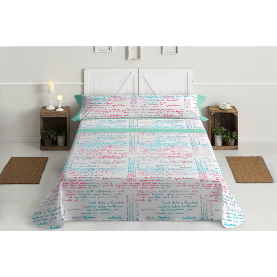 JUEGO SÁBANAS 3 PIEZAS LOIS - LETRAS image 0