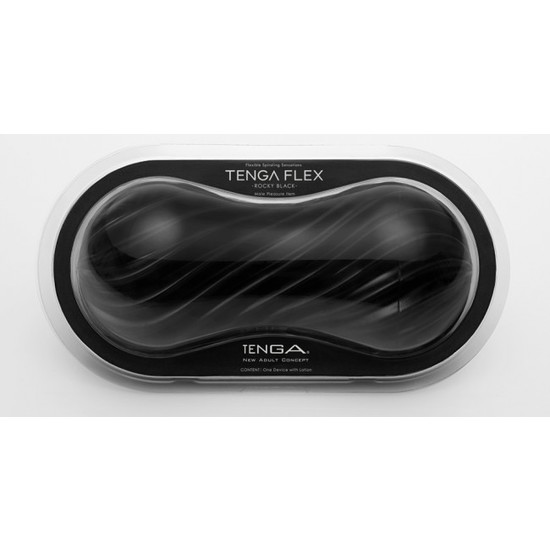 TENGA FLEX - ROCKY BLACK image 1