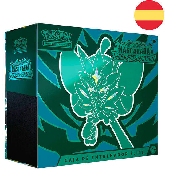 ESTUCHE JUEGO CARTAS COLECCIONABLES MASCARADA CREPUSCULAR ESCARLATA Y PURPURA POKEMON ESPAÑOL image 2